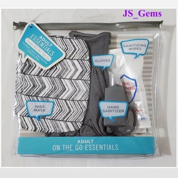 New Adult PPE Essentials Travel Kit Acce - Picture 1 of 11